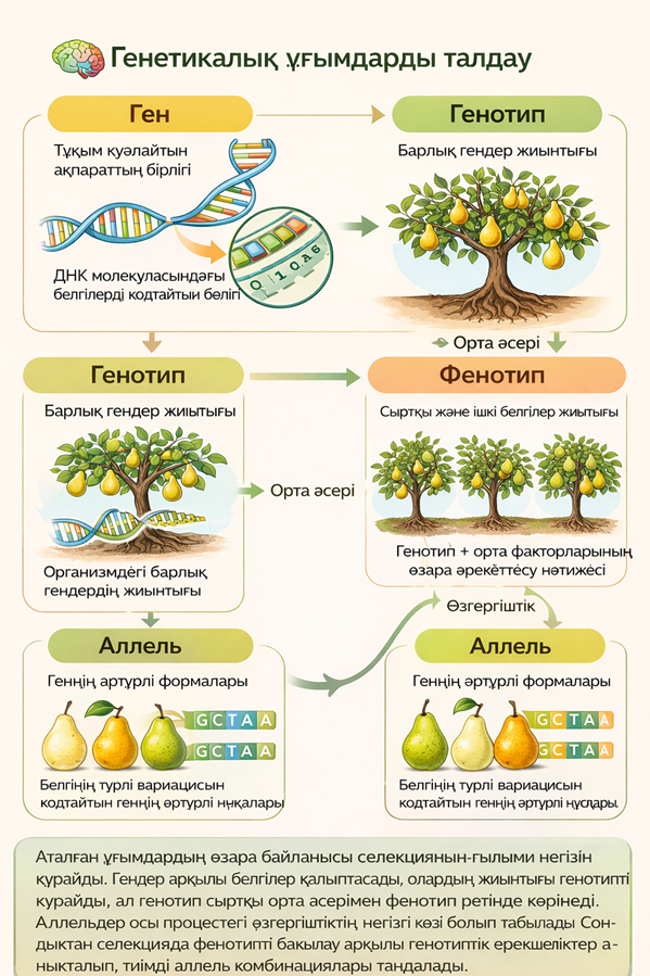 Генетикалық ұғымдар жиынтығы